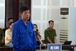 Bị cáo Thanh tại tòa